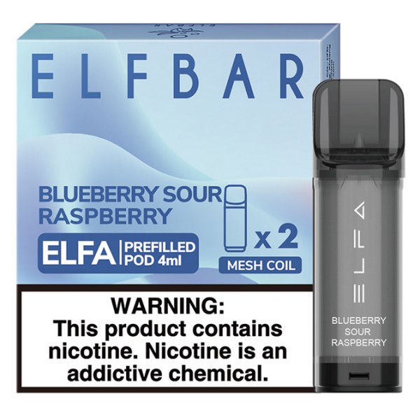 Картридж ELF BAR ELFA Blueberry Sour Raspberry 4ml