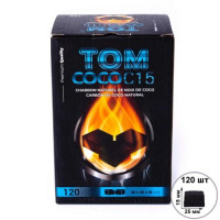 Coconut charcoal Tom Cococha C-15 1kg (120 pcs)