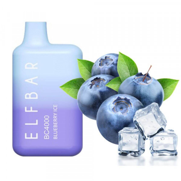 Elf Bar BC4000 Черника Лед (Blueberry Ice)