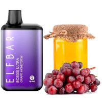 Elf Bar BC5000 ULTRA Виноградний медонос (Grape Honeydew)
